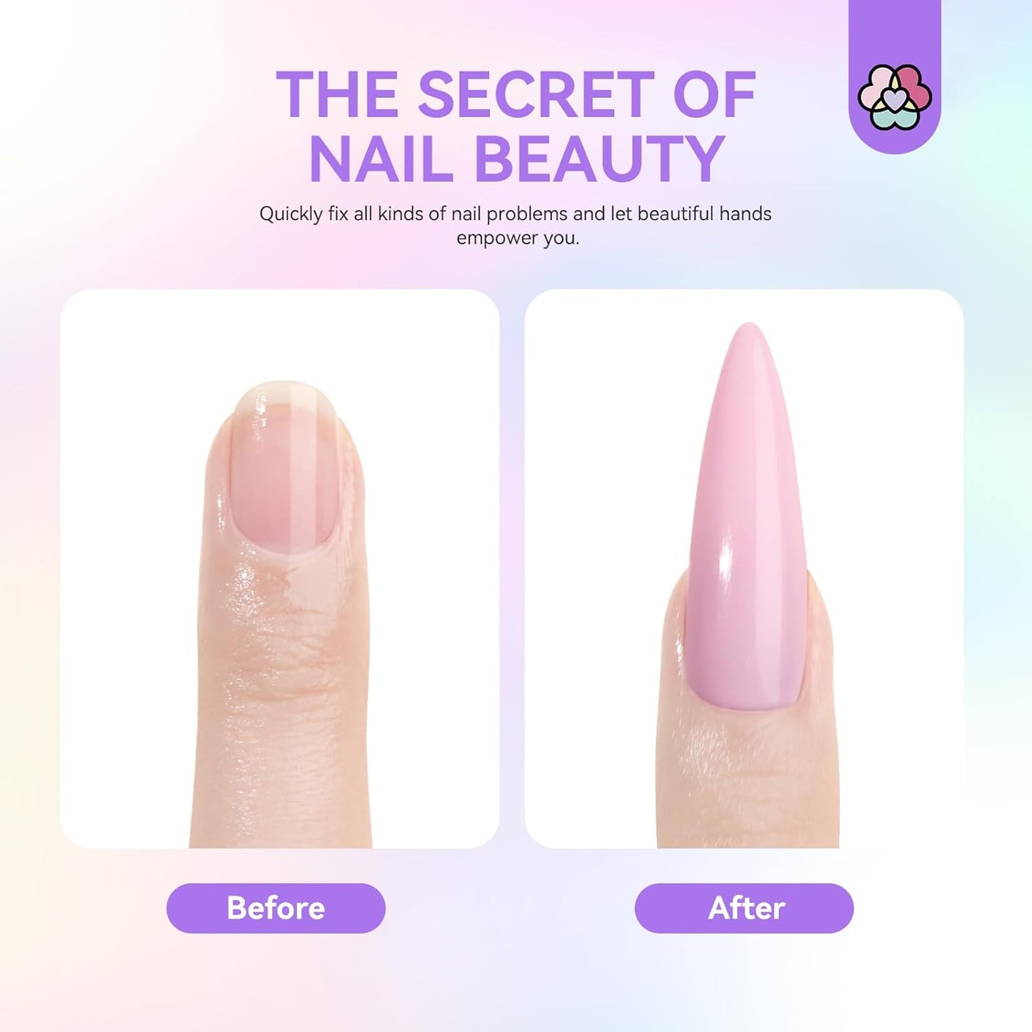 SAVILAND Acrylic Nail Kit French Sculpture Set: Clear/Nudes/Pink Acrylic Powder and Liquid Set Acrylic Nail Brush Cuticle Oil for Nail Care Professional DIY Acrylic Nail Art Beginner Acrylic Nail Kit