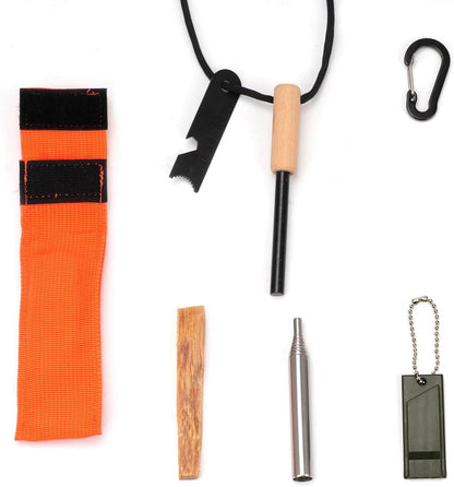VANANA 8 in1 Camping Outdoor Survival Tool Self-Rescue First Aid Equipment Emergency Set