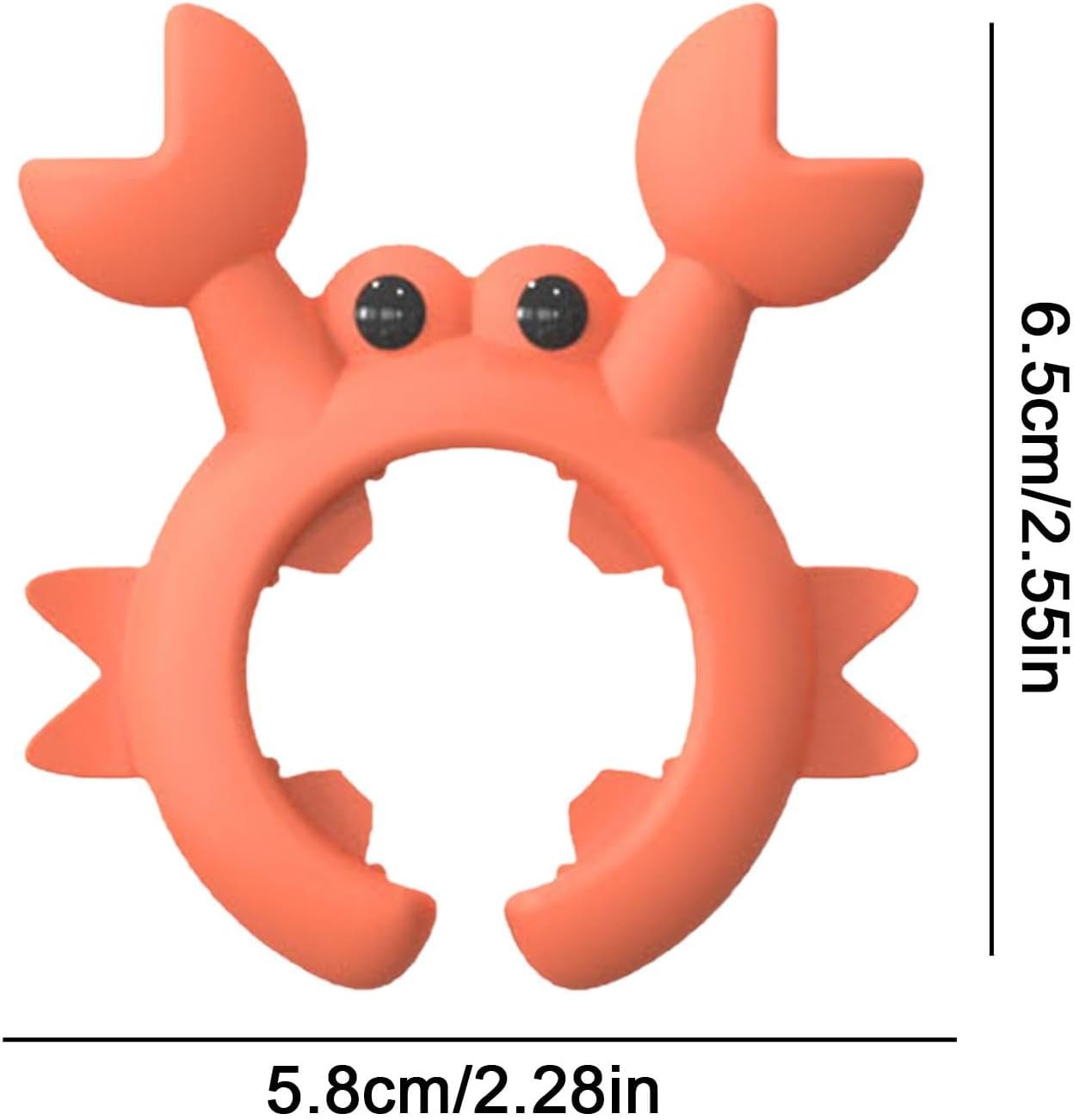 Shitafe Crab Utensil Holder, Silicone Spoon Rest | Silicone Utensil Holder for Kitchen Spoon | Spoon Rest with Clip for Pots, Kitchen Gadgets, Stand Up Ladle Holder