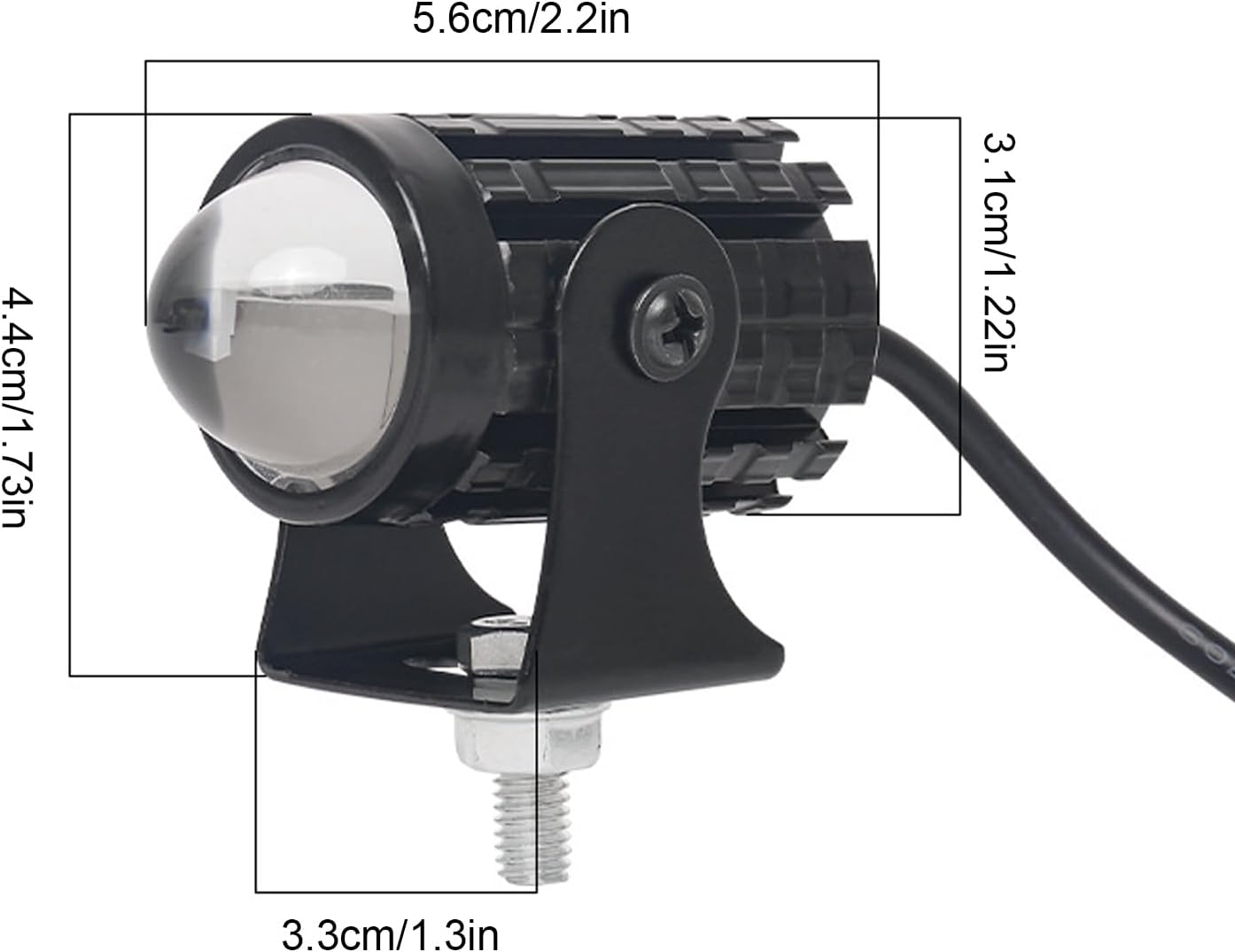 Motorcycle Headlight, High Power Waterproof Bright Lamp, Adorable Compact Night Riding Visibility Light, Street Bike Security, Led Headlamp for Commuting and Dark Road Riding