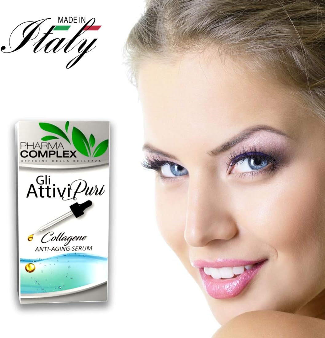 Pure Luxury Active Face Collagen Serum, Drops Filler Face Women Men Anti-wrinkle, Repair-Nourish-High Concentration