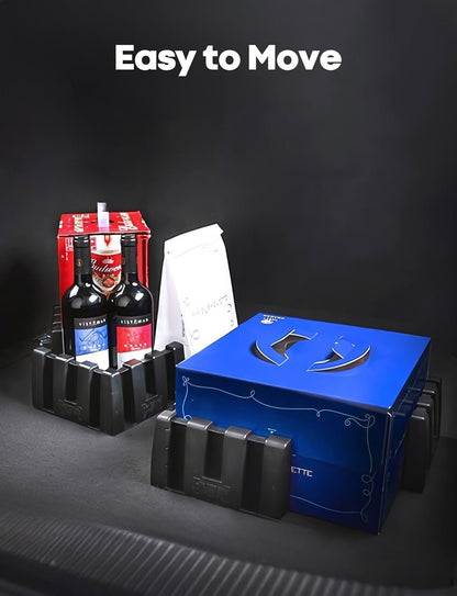 1 Set Multipurpose Car Trunk Organizer Blocks - Plastic Cargo Dividers for SUV/Truck/Car，Maximize Trunk Space