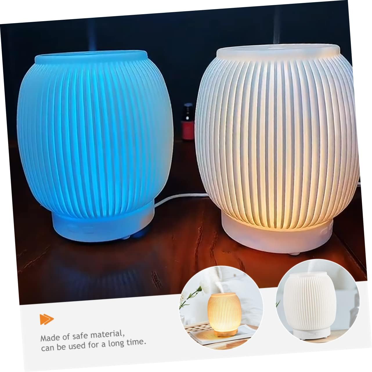 ULDIGI USB Aroma Diffuser with Light Desktop Air Humidifier for Home Office Elegant Design with Remote Control for Aromatherapy Decoration