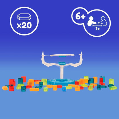 Play Fun BY IMC Toys Gravity Tower | Build a Tower with Blocks on an Unstable Floating Base, Defying Gravity - Fun Educational and Skill Game for Kids Ages 6+