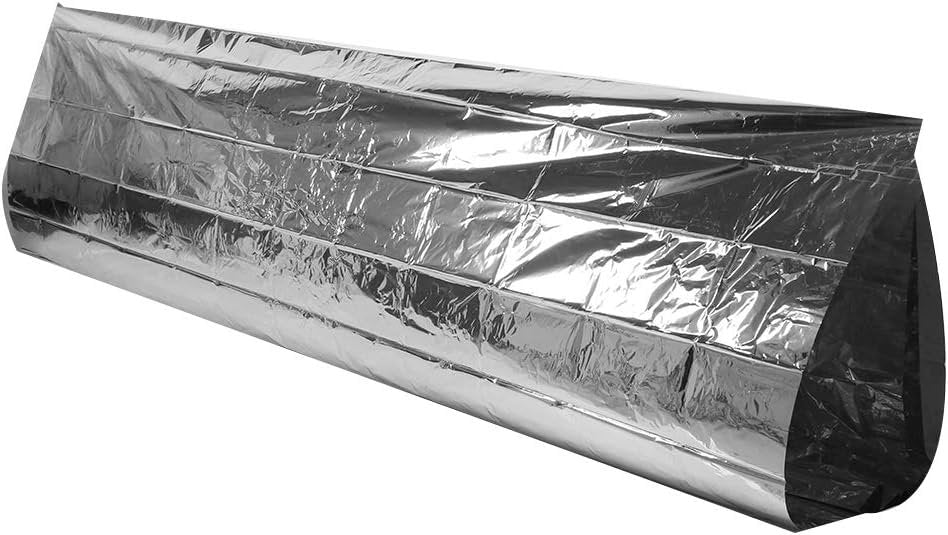 Emergency Foil Blanket, Emergency Tent Blanket Sleeping Bag Outdoor Survival Reflective Shelter Survival Reflective Thermal Blanket for Outdoors, Hiking, Survival