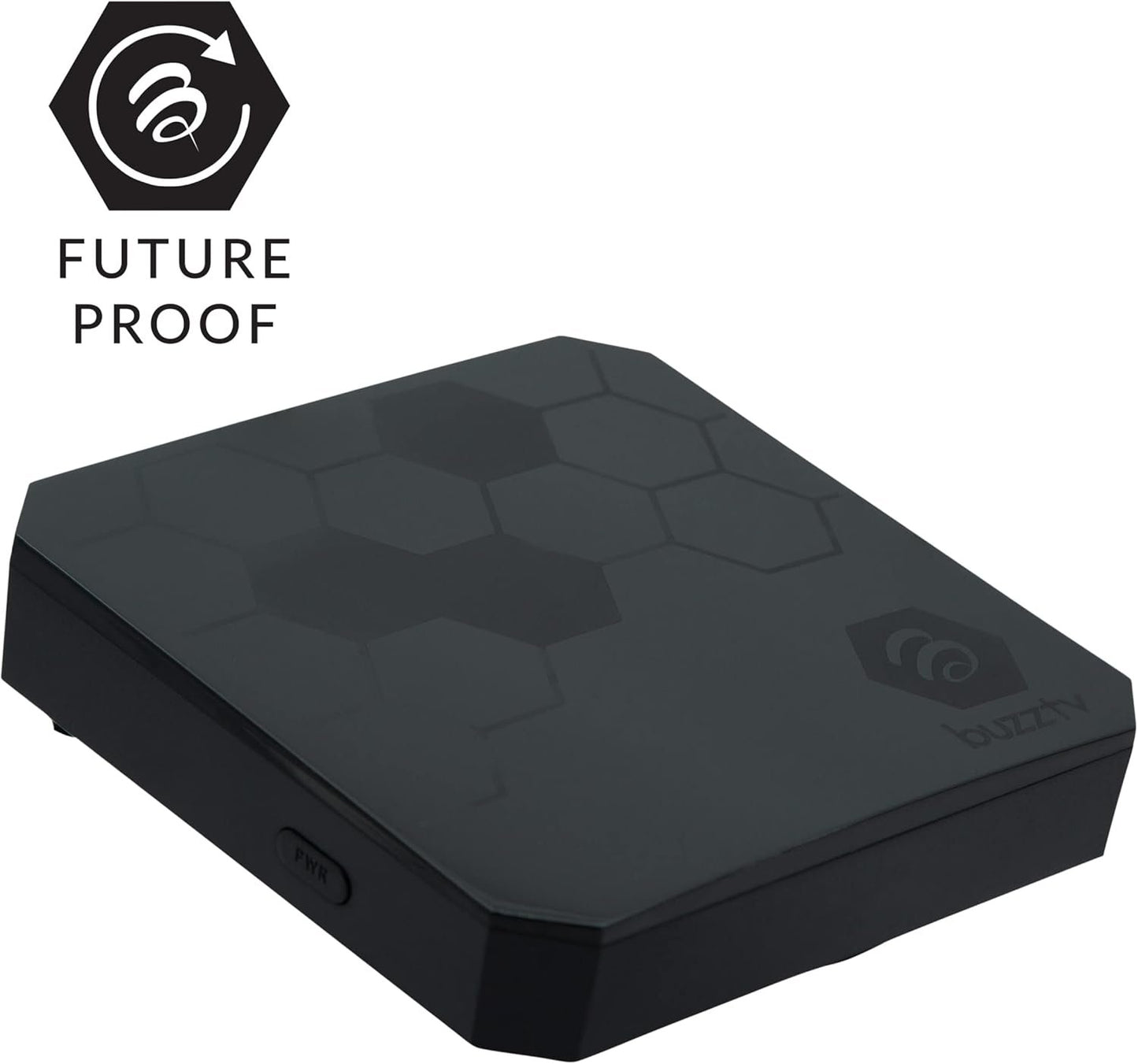 BuzzTV The Classic Android 11 TV Box | Amlogic S905X4 Quad-core 64bit Cortex-A55 | 4GB DDR4 RAM | 64GB eMMC Storage | 4K Streaming Device | Dual-Band Wi-Fi | Bluetooth 5.0