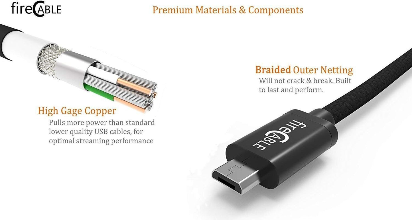 Wireless Streaming Media Device Charging Cable | Power Adapter Declutters TV Wires by Powering Streaming Sticks Directly from TV | Eliminating Messy Wires and AC Outlet