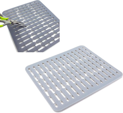 Sunicon Silicone Sink Mat, Multifunctional Nonslip Heat Insulating Sink Protectors for Kitchen Sink Multiple Usage Easy Clean eco friendlys
