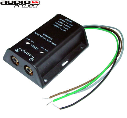 Audioproject A111 - Car Radio Amplifier Adapter Speaker Cable Amplifier to High Level to Low Level Converter Adapter Adjustable