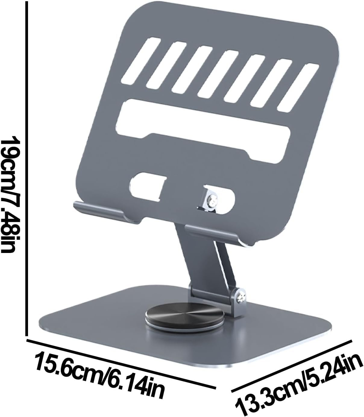 Laptop Desk Stand | Non-Slip Notebook Holder,Ergonomic Desk Laptop Stand with 360Â° Rotating Base for Indoors, Workplace, Bedroom