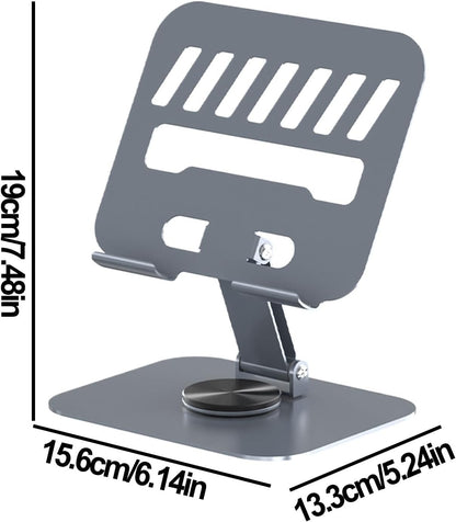 Laptop Desk Stand | Non-Slip Notebook Holder,Ergonomic Desk Laptop Stand with 360Â° Rotating Base for Indoors, Workplace, Bedroom
