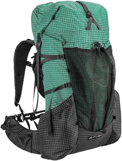 3F UL GEAR Ultralight Backpack Frame YUE 45+10L Outdoor Hiking Camping Lightweight Travel Trekking Rucksack Men Woman, Uhmwpe Green, Rucksack Backpacks