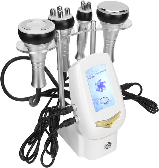 Cavitation Machine, 100-240V Cavitation Slimming Device 4 In 1 40K Fat Burning Machine Body Slimming Vacuum Machine Skin Care Adjustable Colorful Touch Screen for Arm