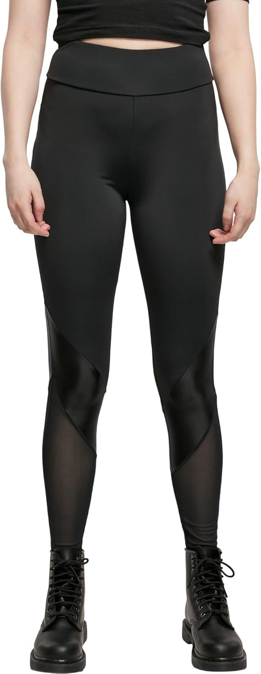 Urban Classics Women's Highwaist Mixed Tech Leggings