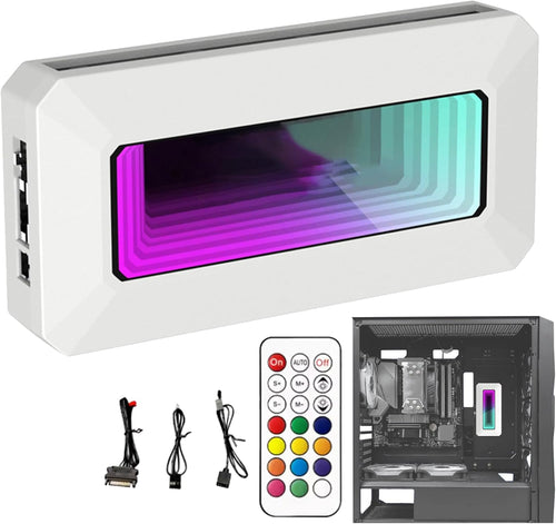 Argb Controller Hub, 8 Ports Motherboard Fan Controller, Prism Algorithm Pc Splitter, PWM Smart Temp Control, RGB Lighting, Desktop Modding Tool, 4.49 x 2.17 x 0.79 Inches