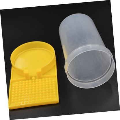 Totority 8pcs Bee Water Feeder Cups Durable Beekeeping Tool for Easy Feeding Convenient Watering Station for
