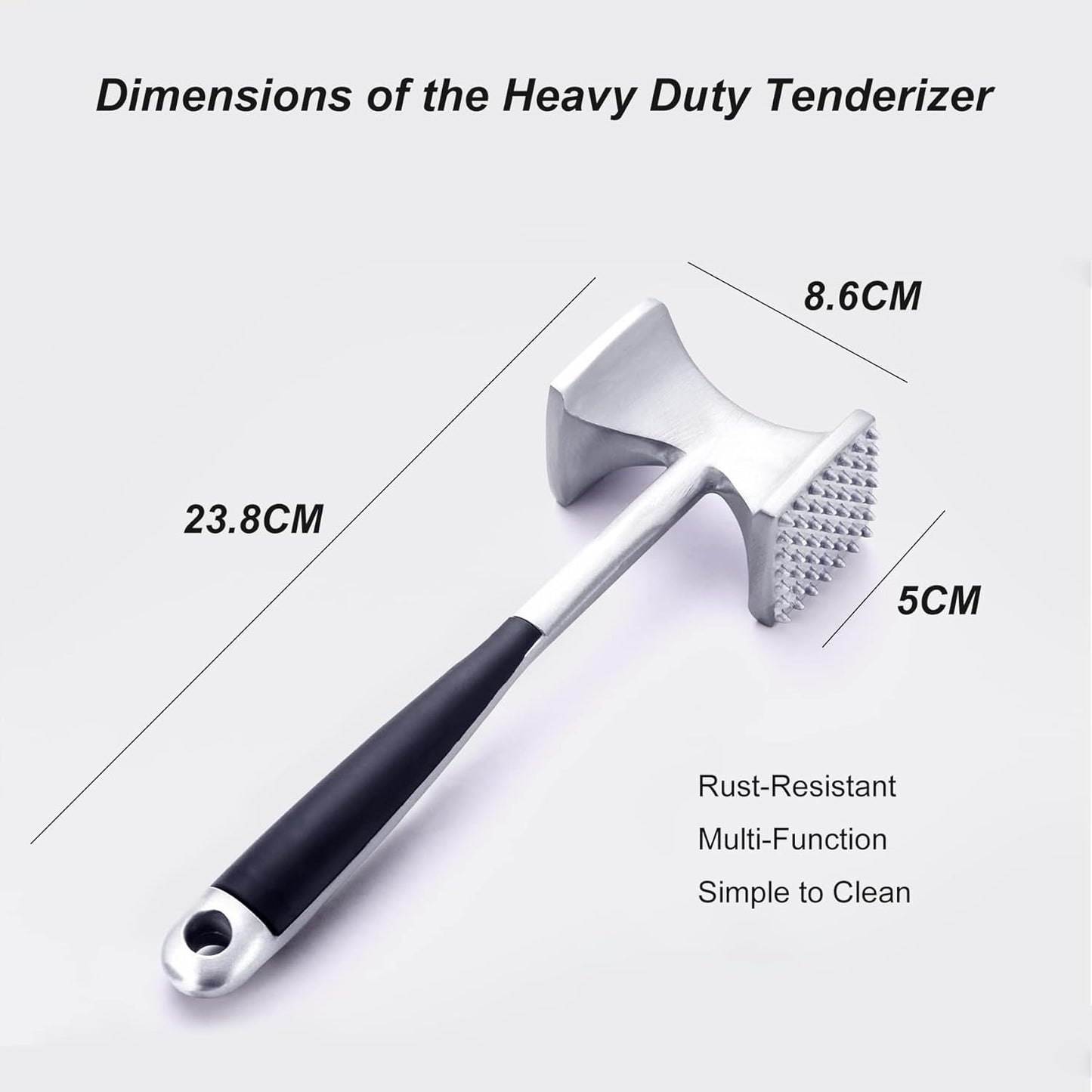 Meat Tenderizer, Meat Tenderizer Tool, Meat Mallet, Kitchen Meat Tenderizer Mallet, Meat Pounder, Meat Hammer, Kitchen Gadgets, Kitchen Utensils, Meat Mallet Pounder, Essentials, Meat Tools Hammer