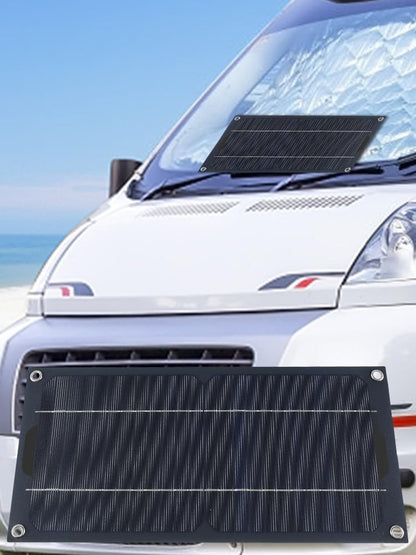 Solar Panel Kit, Solar Trickle Charger, Solar Panel Charger, 30W DC 12-24V Portable Multiple Protection Monocrystalline for Cars RVs Campers Boats