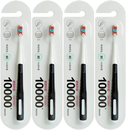 HAWILLOSCH Toothbrush 4pcs Gentle Toothbrush Heads Soft Brush Hair for Postpartum Oral Care Random Color