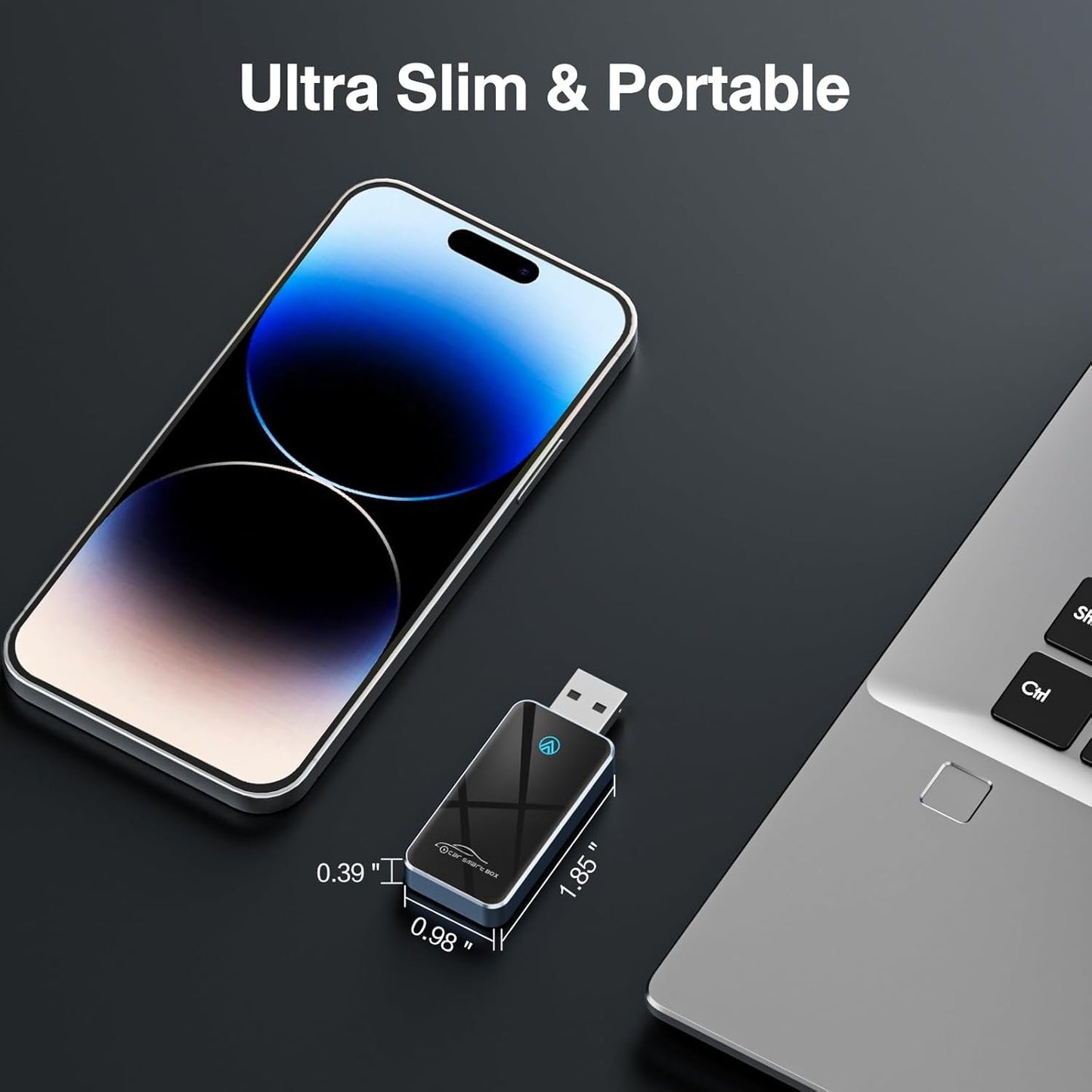 Android Auto Wireless Adapter for Factory Wired Car, Converts Wired to Wireless AndroidAuto, Plug & Play 2024 Wireless Control Dongle Fit for Cars from 2017 & for Android 11+