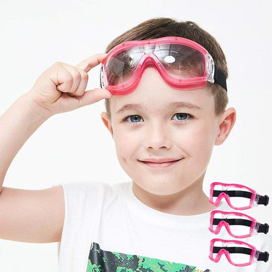 Child Safety Glasses Kids Protective Goggles Science Experiment Lab Eye Protection Ballistic Resistant Lens Anti-Fog