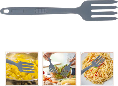 DECHOUS Grandi Forchette Per Cucinare Utensili in Silicone Forchetta Per Insalata Di Pasta Gadget Da Cucina Per La Casa Design Ergonomico