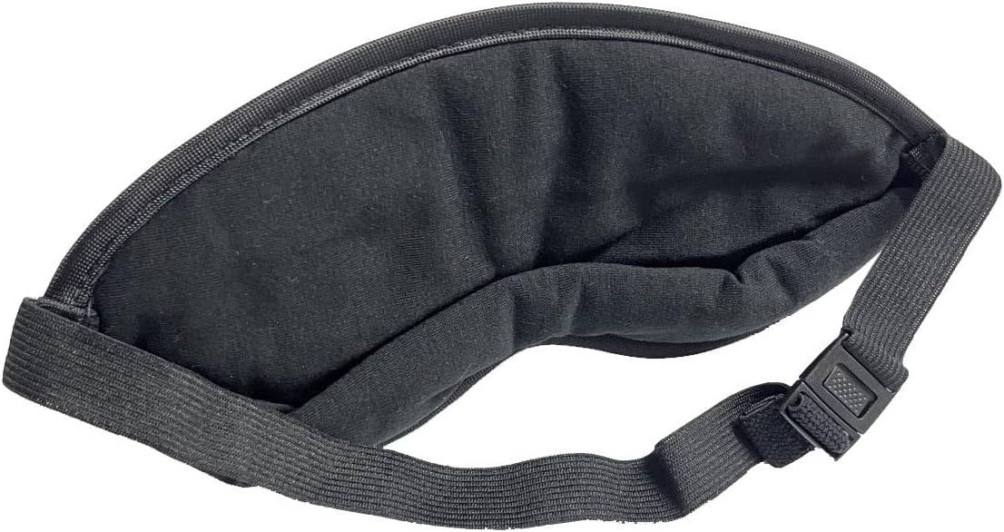 No Jet Lag Comfort Travel Eye Mask with Adjustable Straps, Padded Soft, Navy, Travel Essential, Blocks light, Improves Sleep Quality. Sleep Aid, For Men, Women, Kids