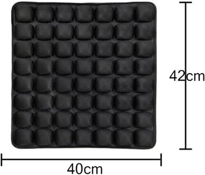 Sondur Travel Cushion, 2025 New 3D Self-Inflatable Air Cell Seat Cushion for Pressure Relief & Long Flights, Portable Cushion for Car Seat, Airplane, Wheelchair, Office Chairs(Black)
