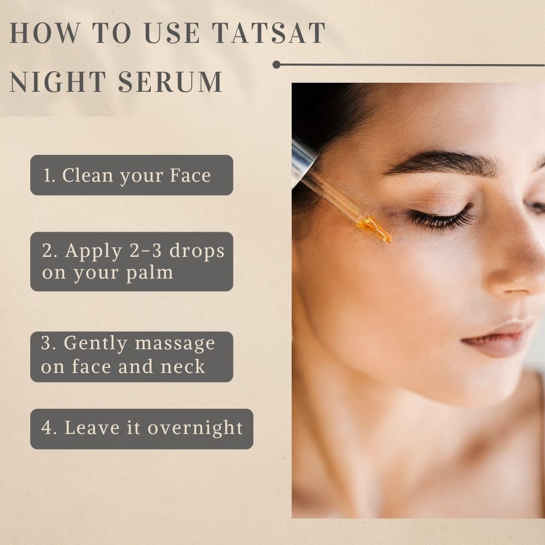 TATSAT Kumkumadi Exquisite Face glow Serum for radiant,spotless wrinkle free skin.anti aging,non oily-10m