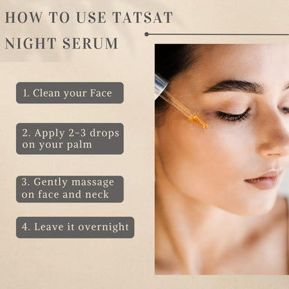 TATSAT Kumkumadi Exquisite Face glow Serum for radiant,spotless wrinkle free skin.anti aging,non oily-10m