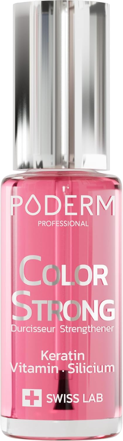 PODERM - Biotin Silicon Keratina Nail Strengthener - Strengthens and repairs damaged, weakened or brittle nails from semi-permanent or ageing - Hands and Feet - SWISS MADE