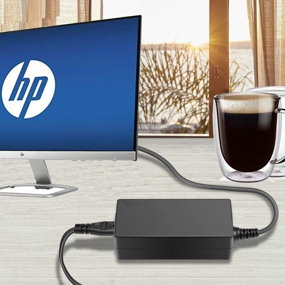 19V HP Monitor Power Cord for 27" 25" 23.8" 23" 21.5" 20", HP 27XW, 27XI, 27BW, 27ER, 27ES, 25XW, 25BW, 25XI, 24EA, 23XI, 23BW, 23CW, 23ES, 22CWA, 22BW, 22FI, 20XI, ADPC1945 Power Supply