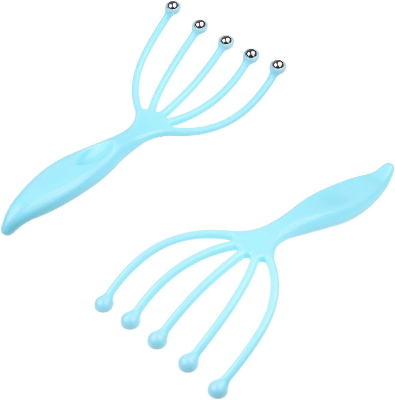 Scalp Massage Kit - 2x Scalp Scratcher, 1x Roller Ball Claw Massager and 1x Shampoo Massage Brush - Relaxes and Rejuvenates - Stimulates Blood Circulation - Keeps your Scalp Clean and Healthy