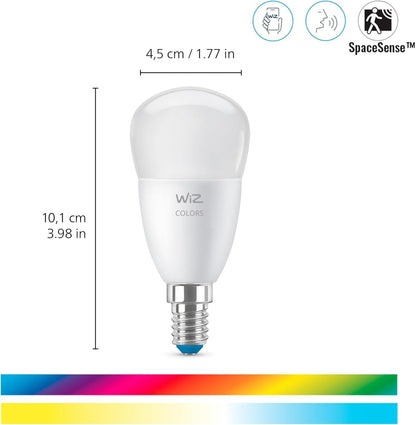 WiZ Color Fancy Round P45 E14 Smart LED Bulb