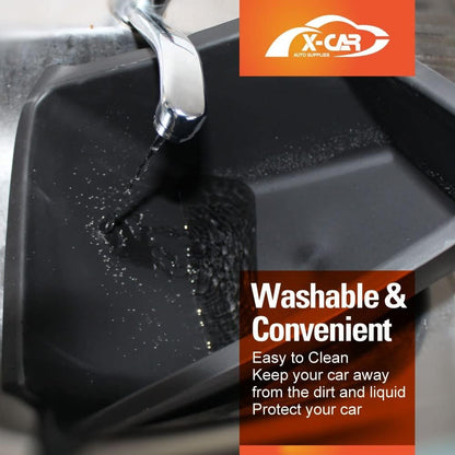 X-CAR Car Rear Trunk Storage Box Trunk Organizer Side Packets Tray Bins Compatible with Tesla Model Y 2022-2025