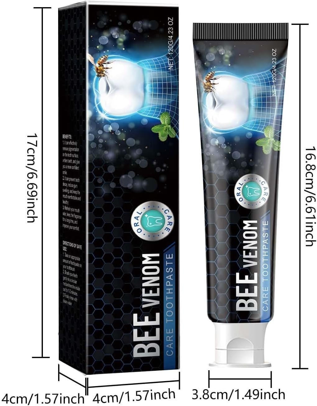 Teeth Cleaning Toothpaste Effective in Refreshing Oral Cavity Removal, Comfortable to Use and Increase Confidence 120ml