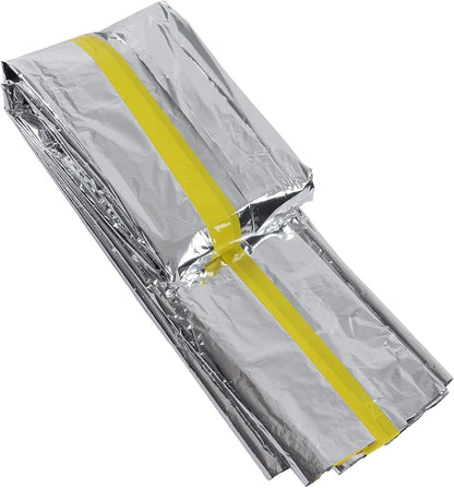 Emergency Space Blankets, Emergency Tent Reusable Foldable Lightweight PET Aluminum Film Thermal Blanket Survival Shelter for Hiking Camping