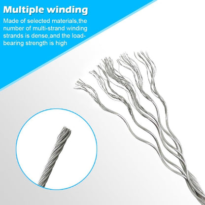 5 pcs 31cm Anti-Theft Security Cable, Travel,Cable Lock,15mm Flexible Braided Steel Safety Wire Rope with Double Loop