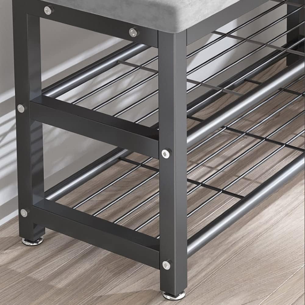 Generico Panca Appendiabiti 3 in 1 con vano portascarpe - Mobile Multifunzionale per Ingresso, corridoio, Camera da Letto - Elegante Organizer per Cappotti, Scarpe e Accessori