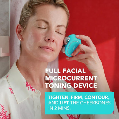 FOREO Bear Smart Microcurrent Face Lifting Device - Face & Jawline Trainer - Non-Invasive Facelift - Anti-Ageing - Safe & Painless - Mint