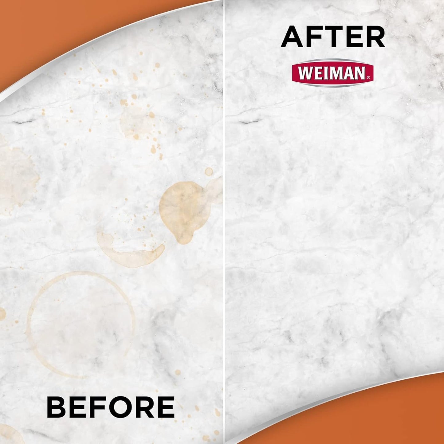 Weiman Granite Cleaner Polish and Protect 3 in 1-2 Pack - Streak-Free, pH Neutral Formula for Daily Use on Interior & Exterior Natural Stone w/Micro Fiber Towel