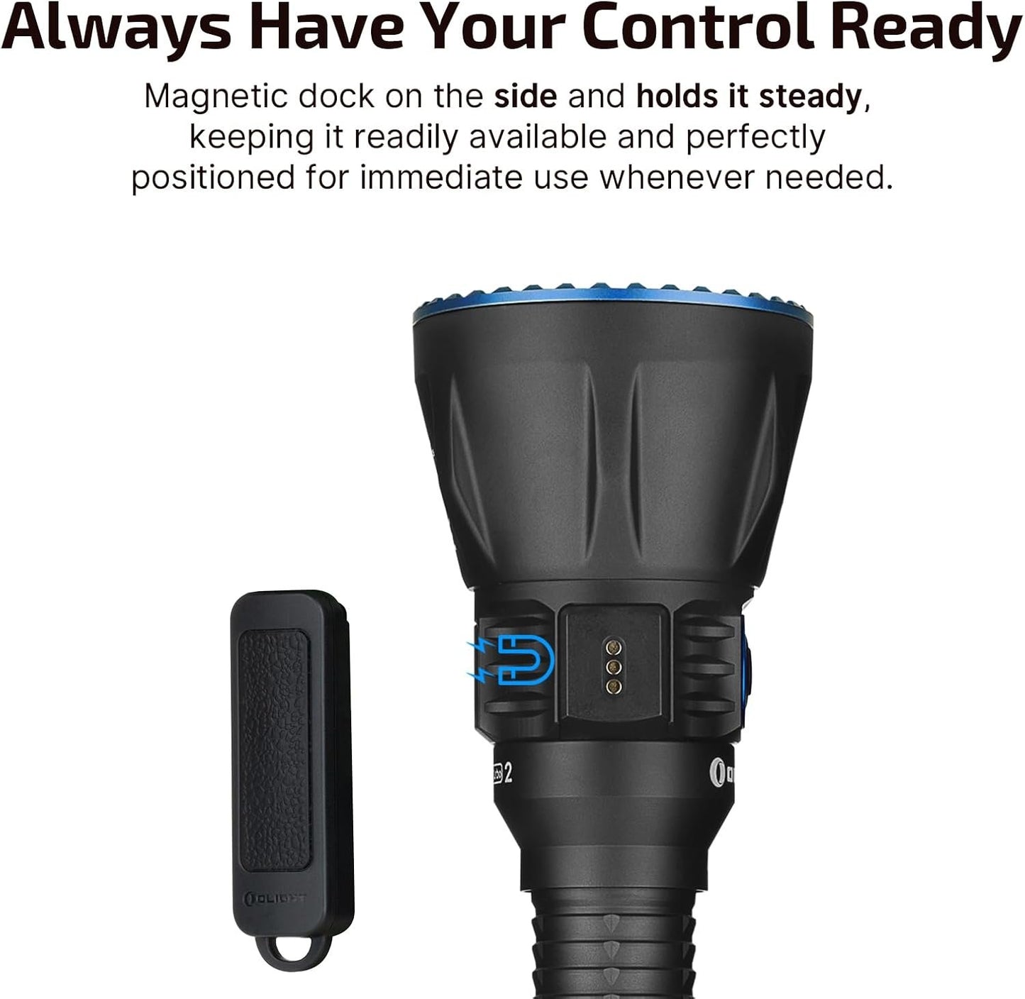 OLIGHT Javelot Turbo 2 Rechargeable Tactical Flashlight, 1800 Lumens Long Beam Flashlight with Max. 4921ft Throw, Powerful LED Flash Light for Hunting, Search and Rescue (Black)