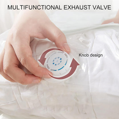 Space Saver Vacuum Storage Bags,Compression Garment Pack | Moisture Proof Space-Saving Bags for Luggage Packing Moving House Clthing Storage Closet Organization