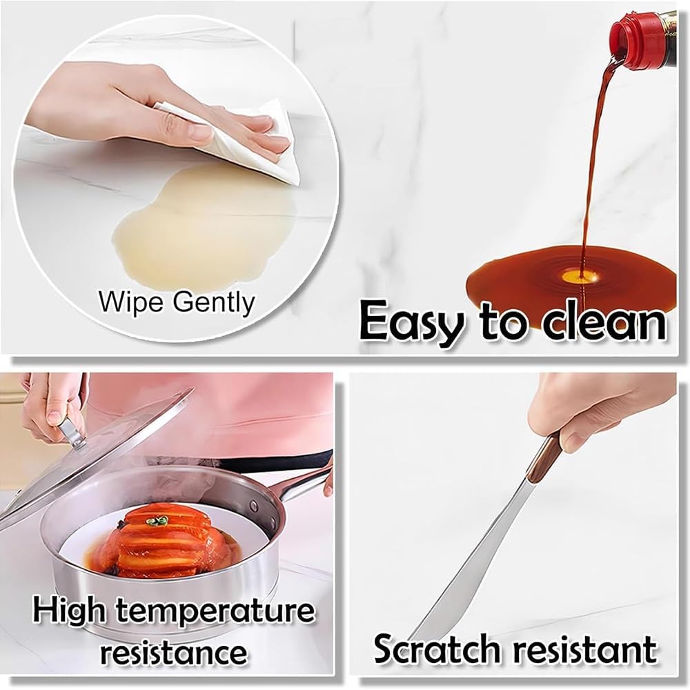 50/60/80cm Lazy Susan Turntable for Dining Table Large Tabletop Serving Plate Heavy Duty Rotating Tray with Silent Bearing(White,90cm/36)