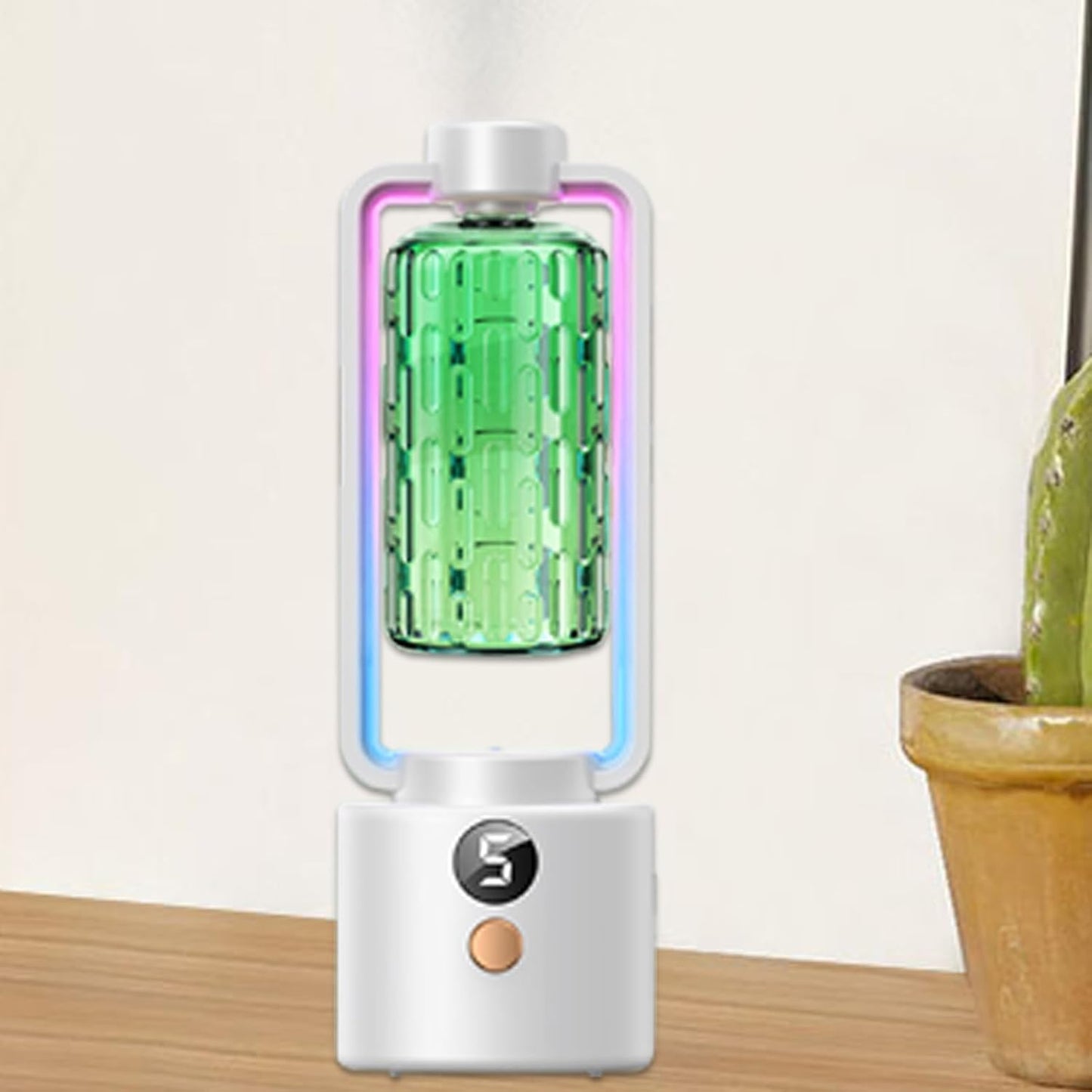 Ungtyb Aromatherapy Diffuser, Wall Mounted Electric Oil Dispenser, Adjustable Level Mist, Smart Timing and Cordless Design for Yoga Room, Toilet, Hotel, Nursery