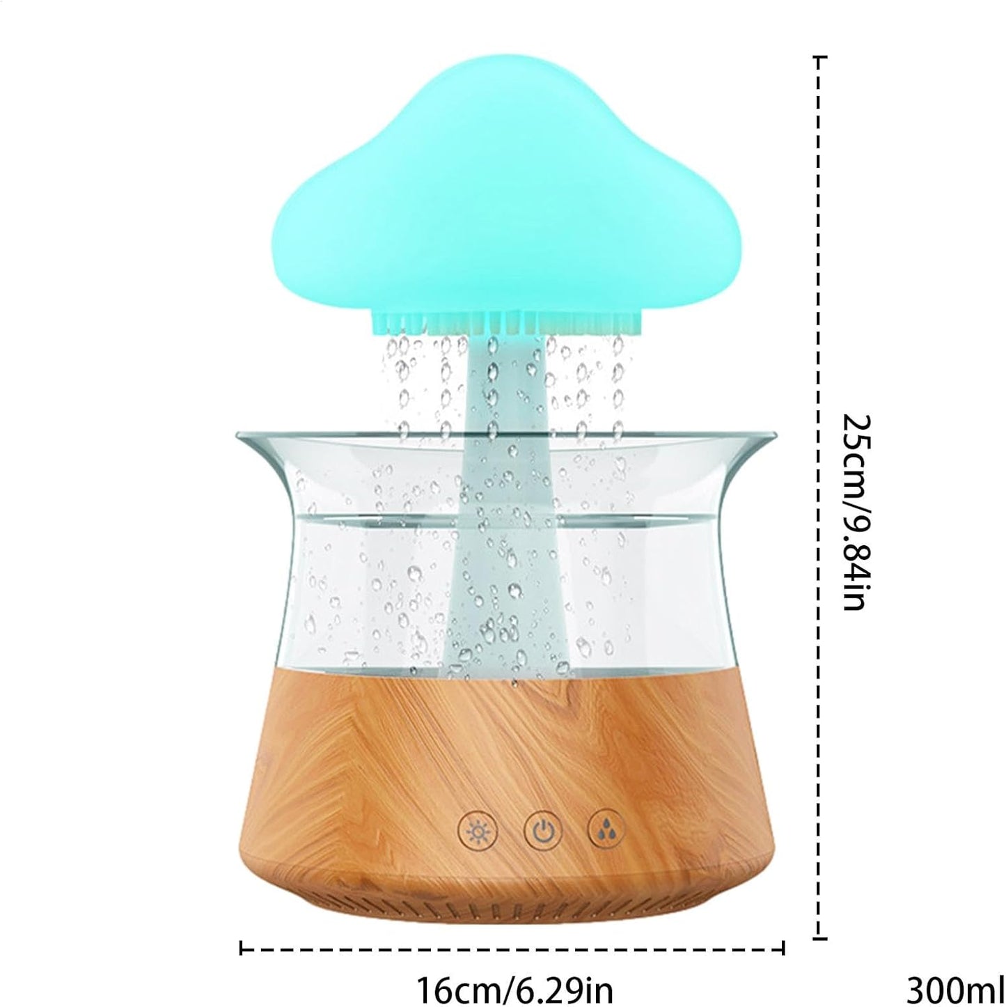 VITSRISEA CLUB ENDIFFUSOR WITH RAID-TIGHT AIR HUMIDIFIER DIFFUSER, NIGHT LINE COLOURED COLORFE CLAW | Remote Control, Mushroom Light For A Mood