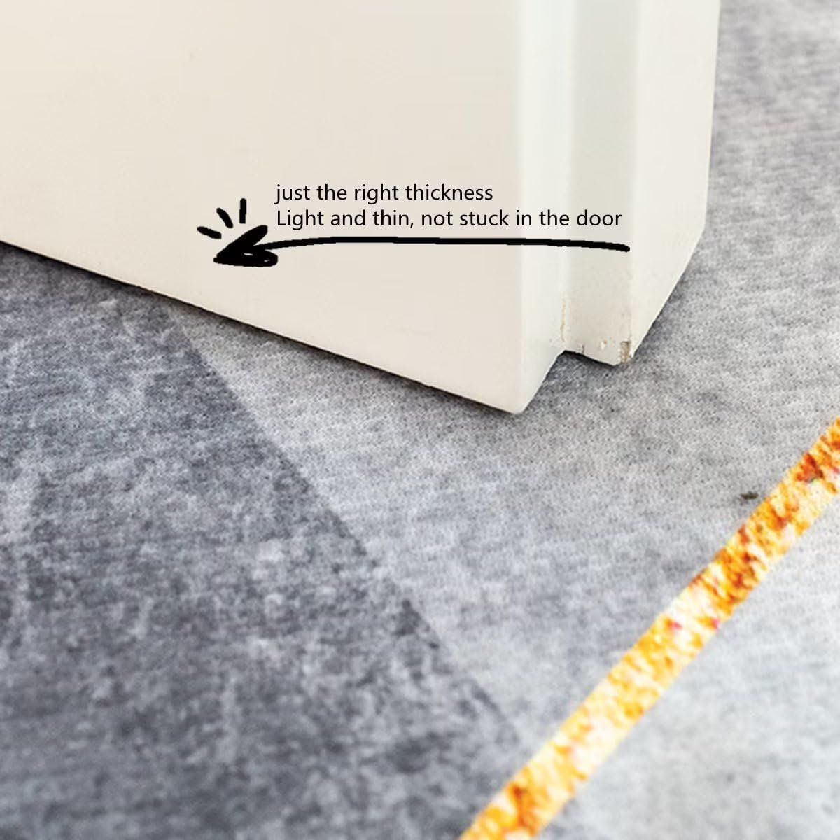 SUNYRDSM Decorazioni camera da letto Tappeto Casa Ingresso Grigio Blu Divano Tappeto Soggiorno Accessori Design Moderno Antiscivolo Passatoia Corridoio 90x200cm