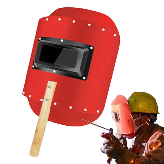 Welding Shield Hand Held, Portable Safety Face Shield Protector, Welder Helmet Panel For Men, Spark And Debris Protection, Lightweight Welding Tool For Cutting, Grinding, Fabrication