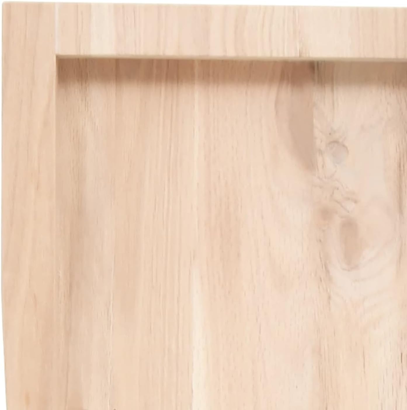 Solid Wood Tabletop 120 x 40 cm, Unfinished Live Edge, Versatile Kitchen Center Table, Dining Table Replacement, Desk Surface, Perfect for Home and Office Use