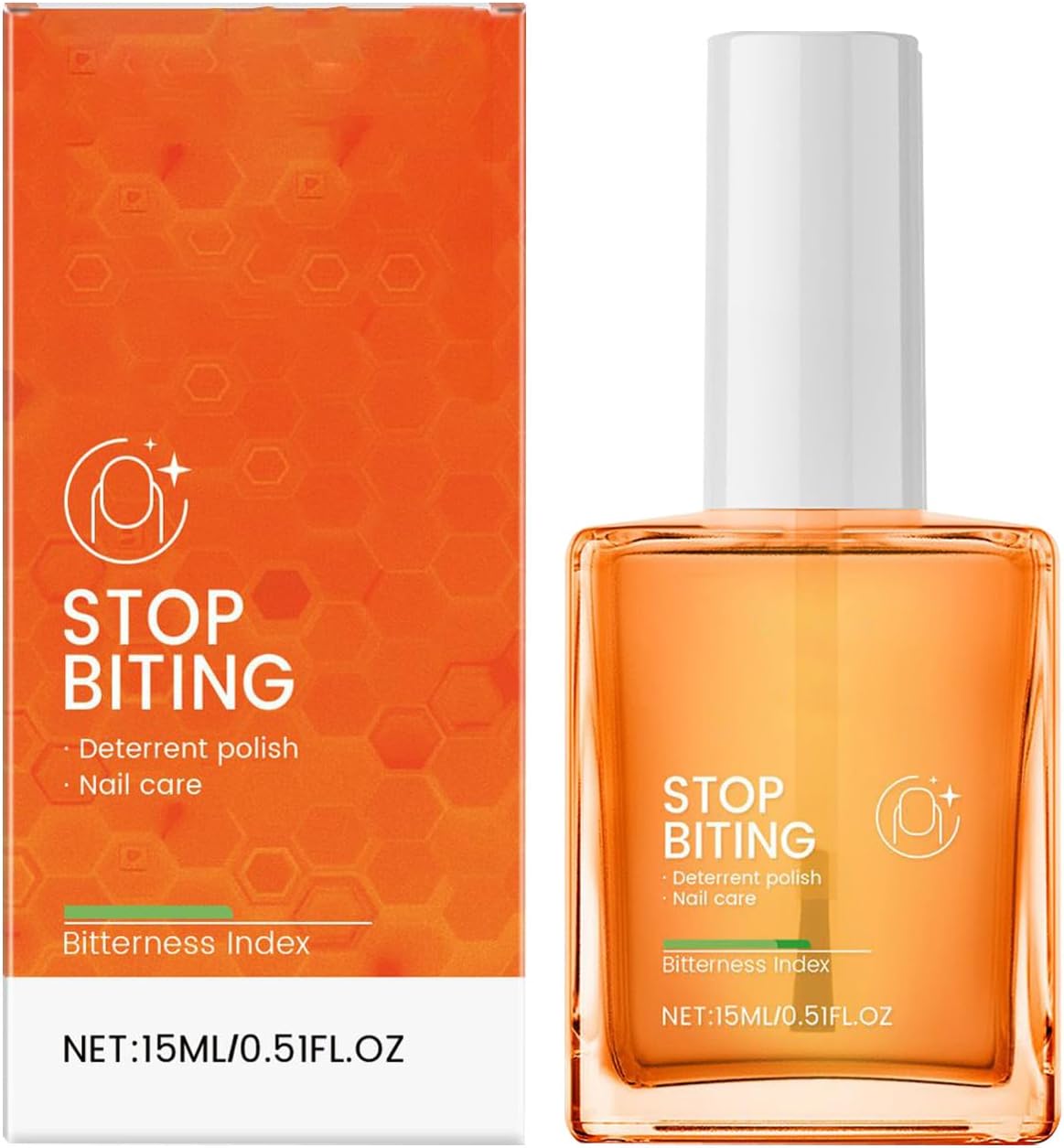 Children Anti Nail Biting, Portable No-Bite Polish, Nail Strengthener Care Oil Thumb Sucking Prevention, 1.42 x 0.71 x 3.27 Inch Hydrating Hand Solution for, Babies